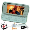 Telefono movil N97 de doble SIM, doble modo de espera, doble Bluetooth, WIFI, TV, JAVA
